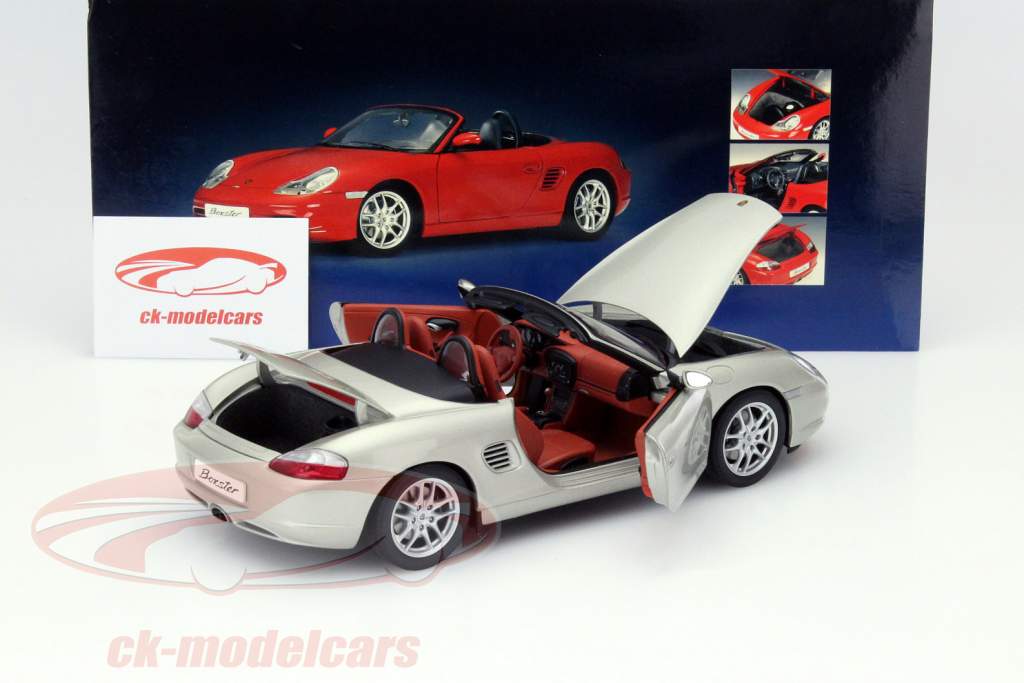 Porsche Boxster 986 Cabriolet plata 1:18 AUTOart