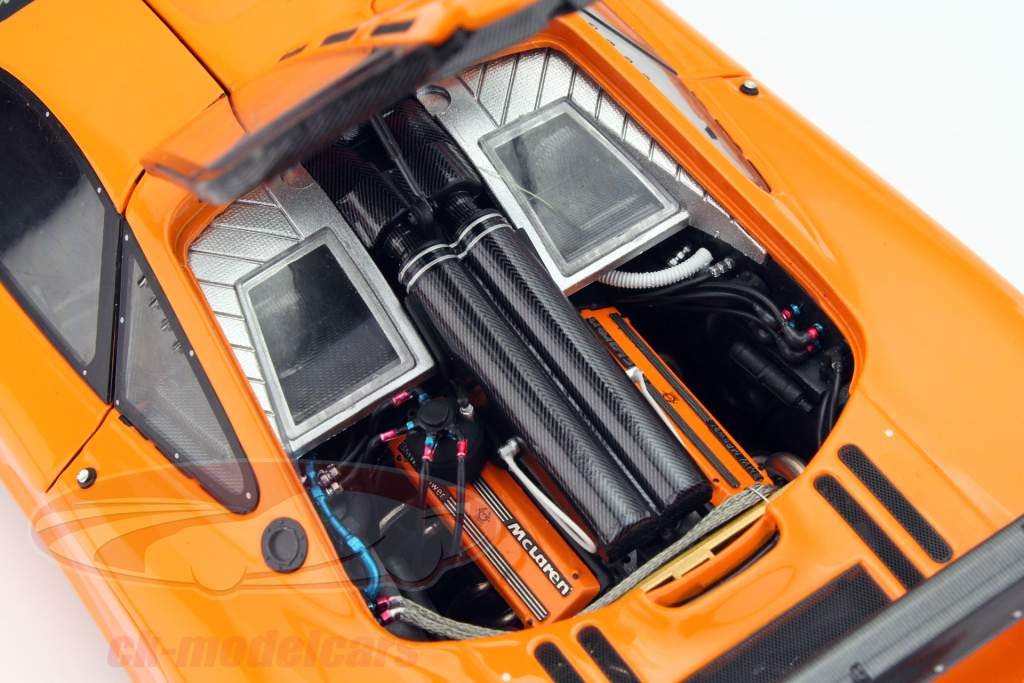 McLaren F1 LM-XP1 Experimental Prototype Année 1995 orange 1:18 TrueScale