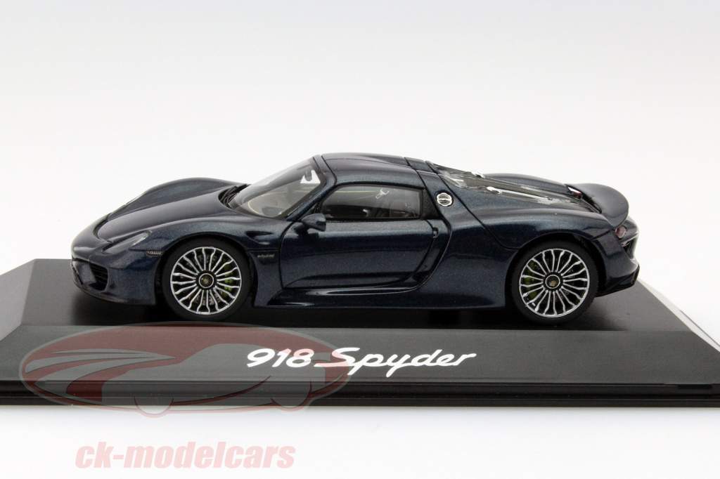Porsche 918 Spyder dunkelblau 1:43 Spark