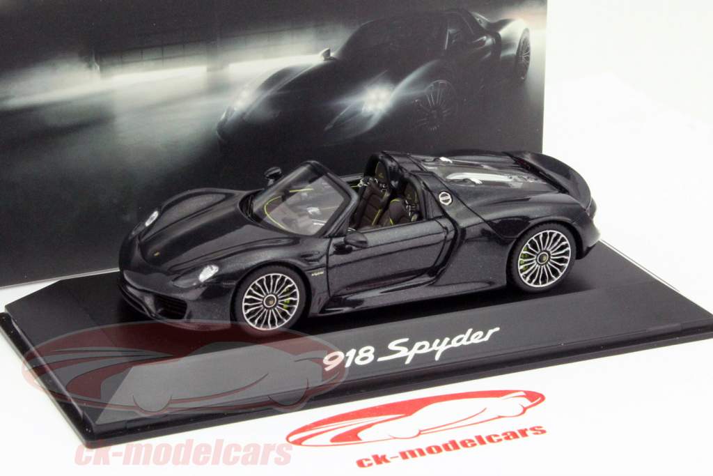 保时捷 918 Spyder 2014年 黑色 1:43 Spark
