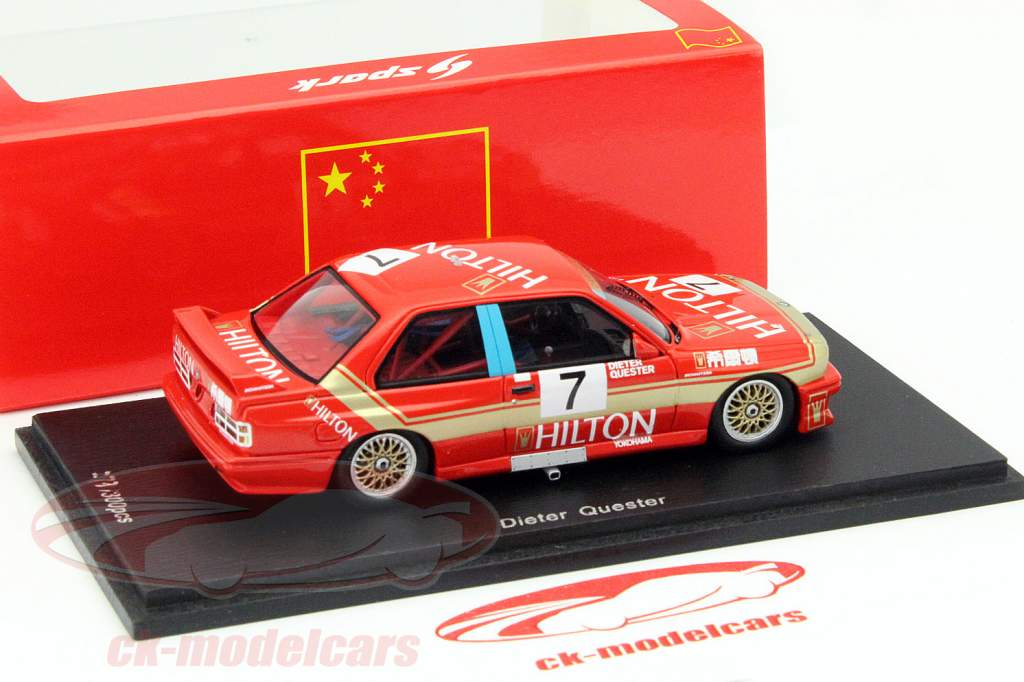 BMW M3 (E30) #7 2 Macau GP 1987 Quester 1:43 Spark