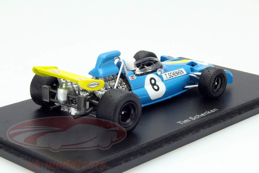 Tim Schenken Brabham BT33 #8 3 Oostenrijks GP Formule 1 1971 1:43 Spark