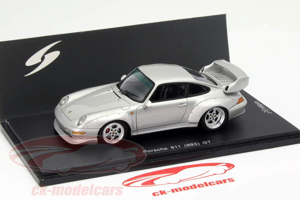 保时捷 911 993 GT 银色 1:43 Spark