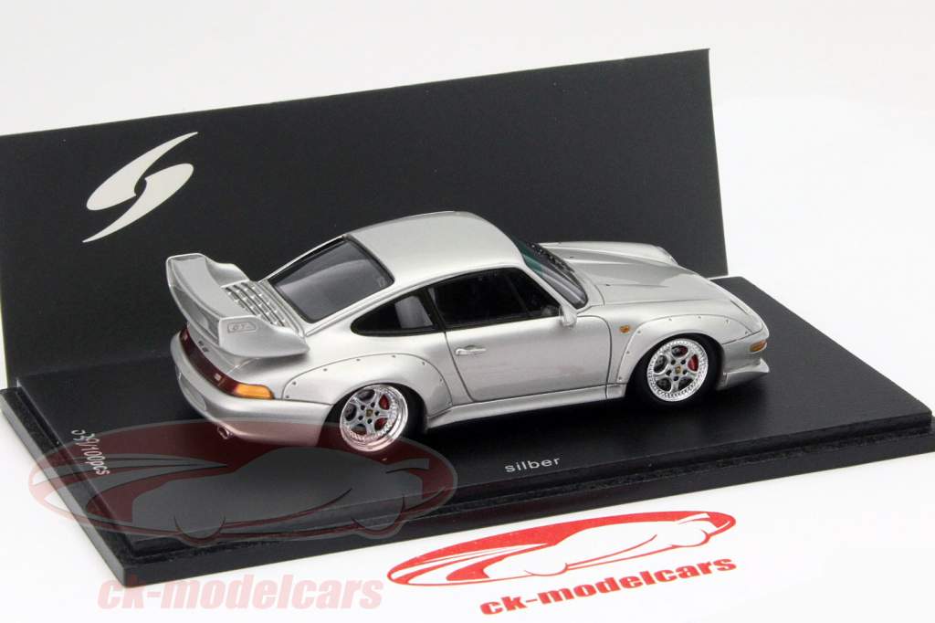 保时捷 911 993 GT 银色 1:43 Spark