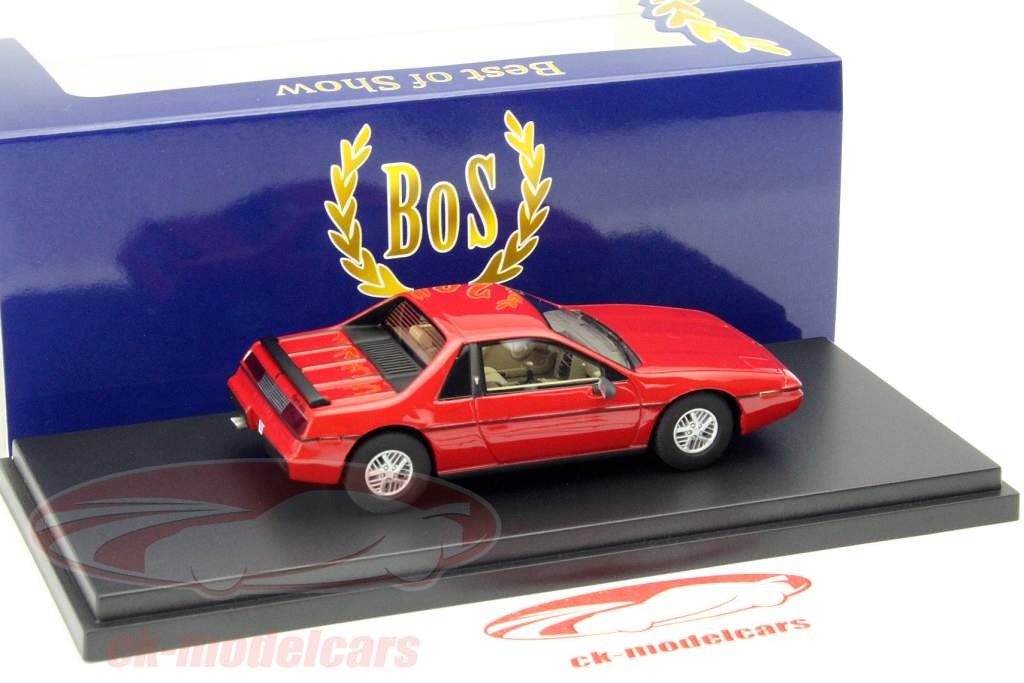 庞蒂亚克 Fiero 2M4 1984年 红色 1:43 BoS-Models