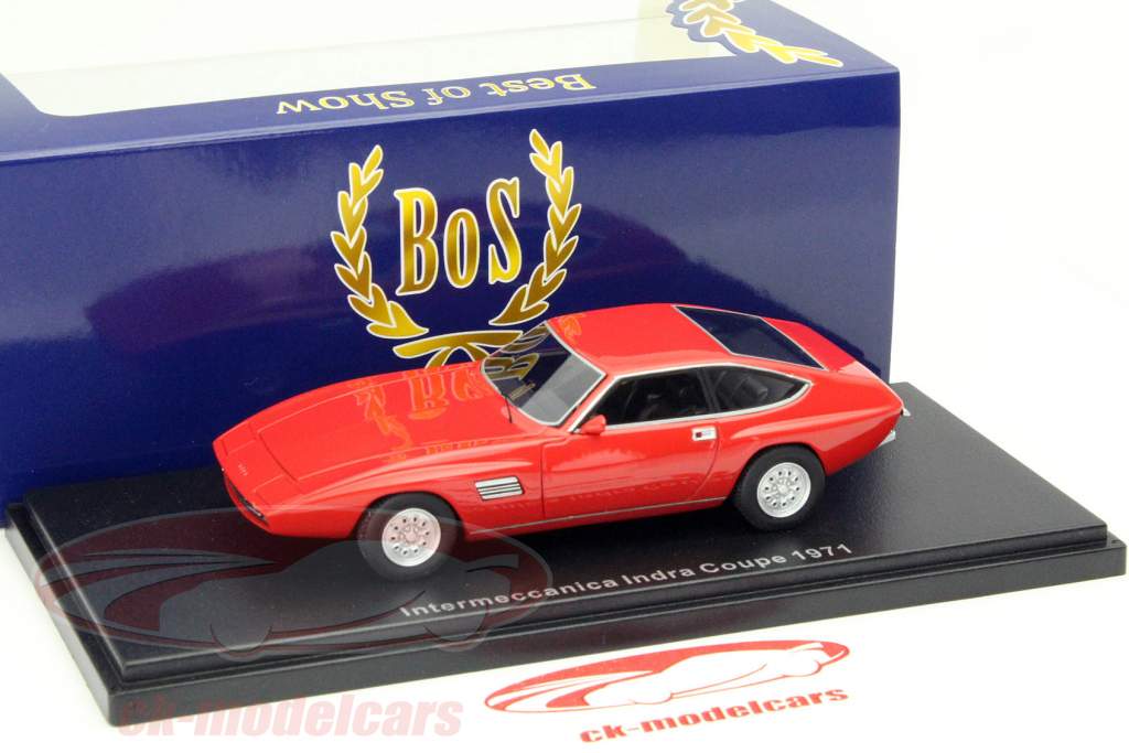 Intermeccanica Indra Coupe Anno 1971 rosso 1:43 BoS-Models