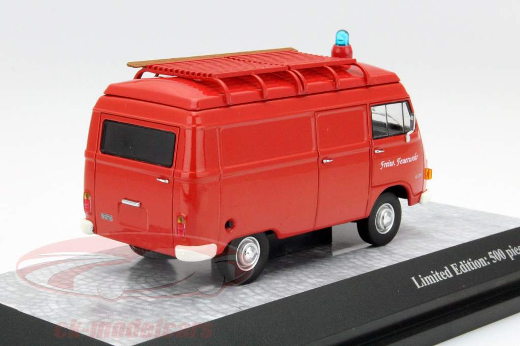 哈诺玛格(Hanomag) F25 消防部门 厢式货车 红色 1:43 PremiumClassiXXs