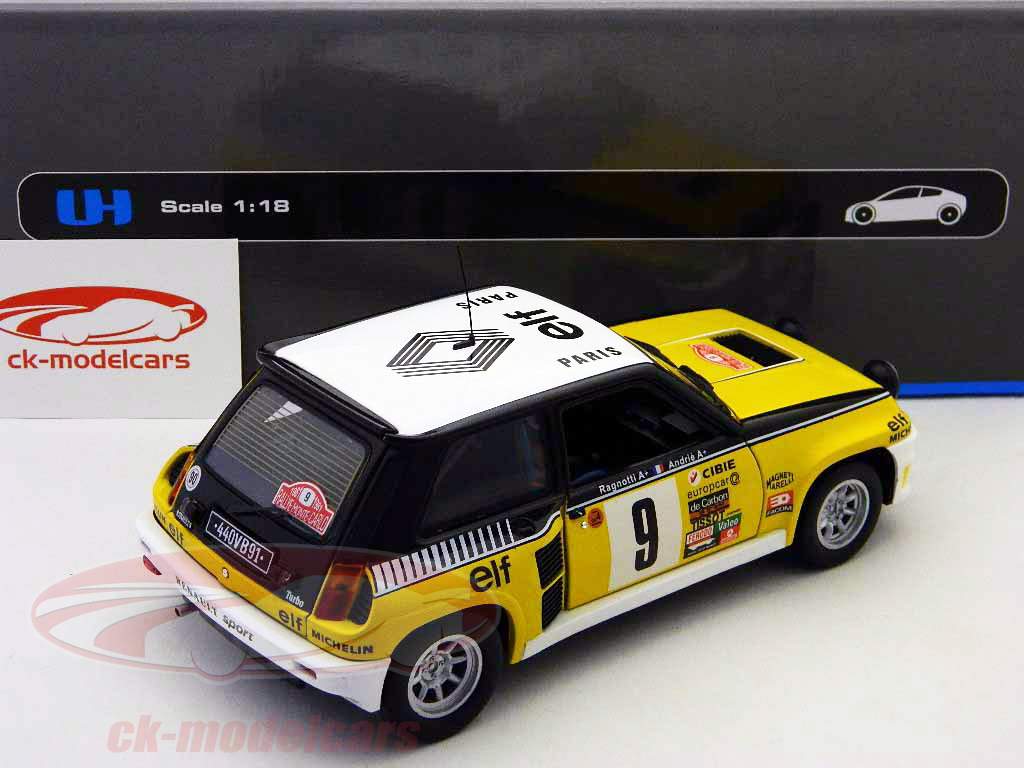 Renault 5 Turbo #9 победитель ралли Монте-Карло 1981 1:18 Universal Hobbies