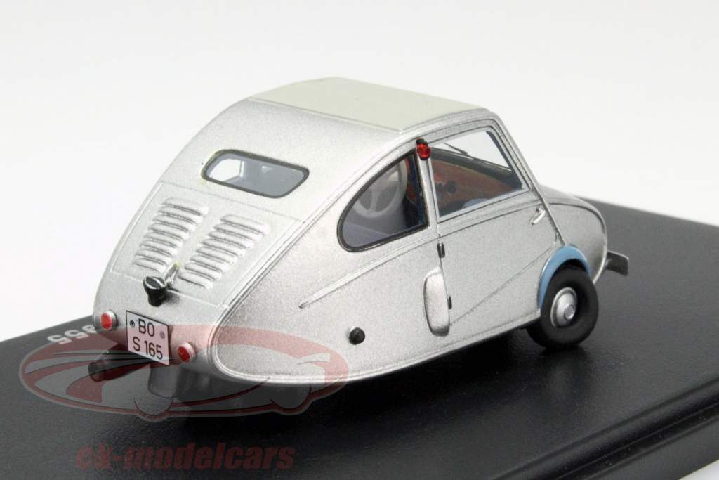Fuldamobil N2 Ano 1955 prata 1:43 BoS-Models