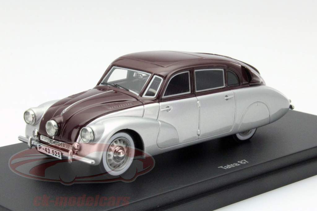 Tatra 87 argento / buio rosso 1:43 BoS-Models