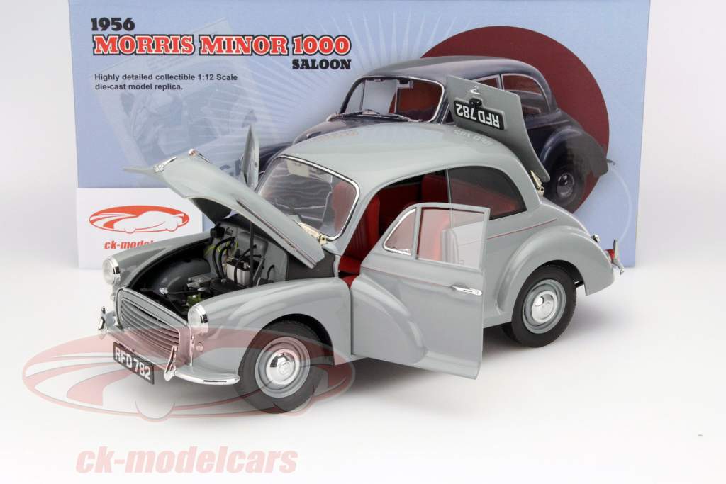 2025激安通販 Models Star Sun 1:12 Grey 1956 Year Saloon 1000 Minor Morris ミニカー