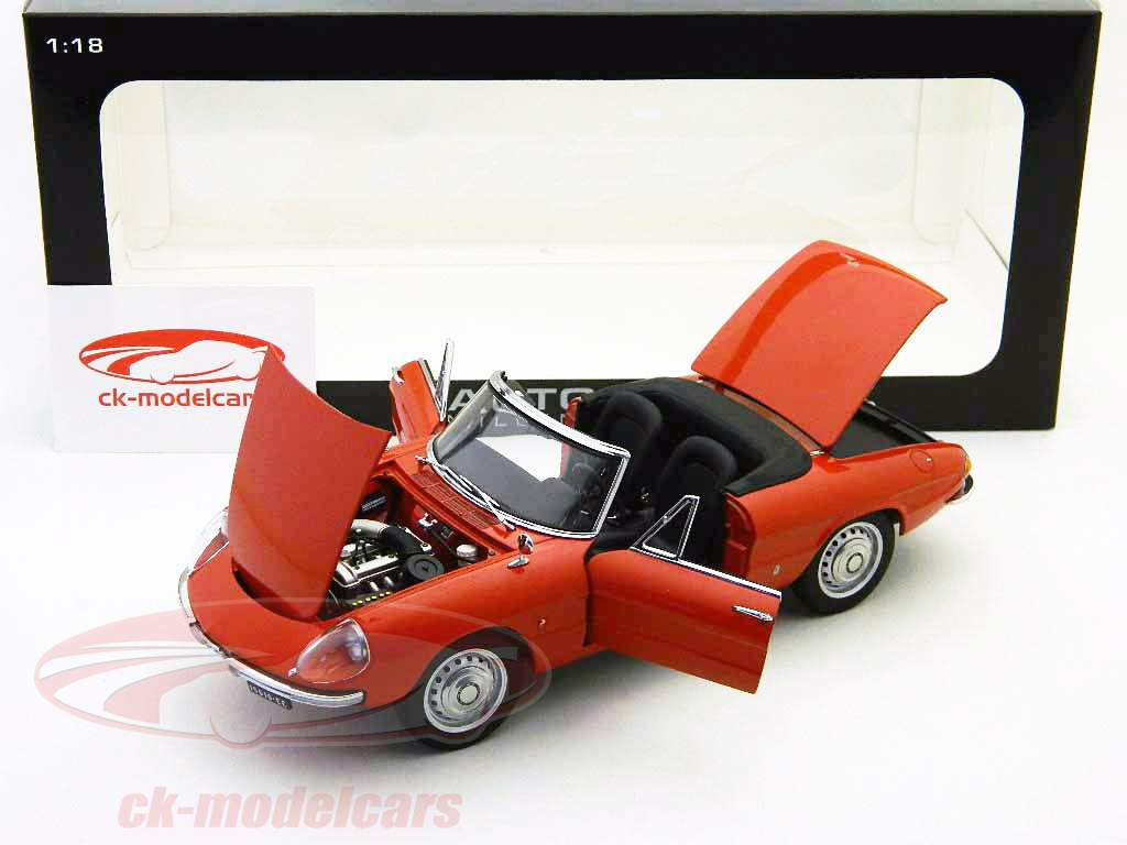 アルファロメオ デュエット スパイダー  1600  1/18  新品 未開封 AUTOart 1:18 1600年アルファロメオデュエットスパイダーレッド