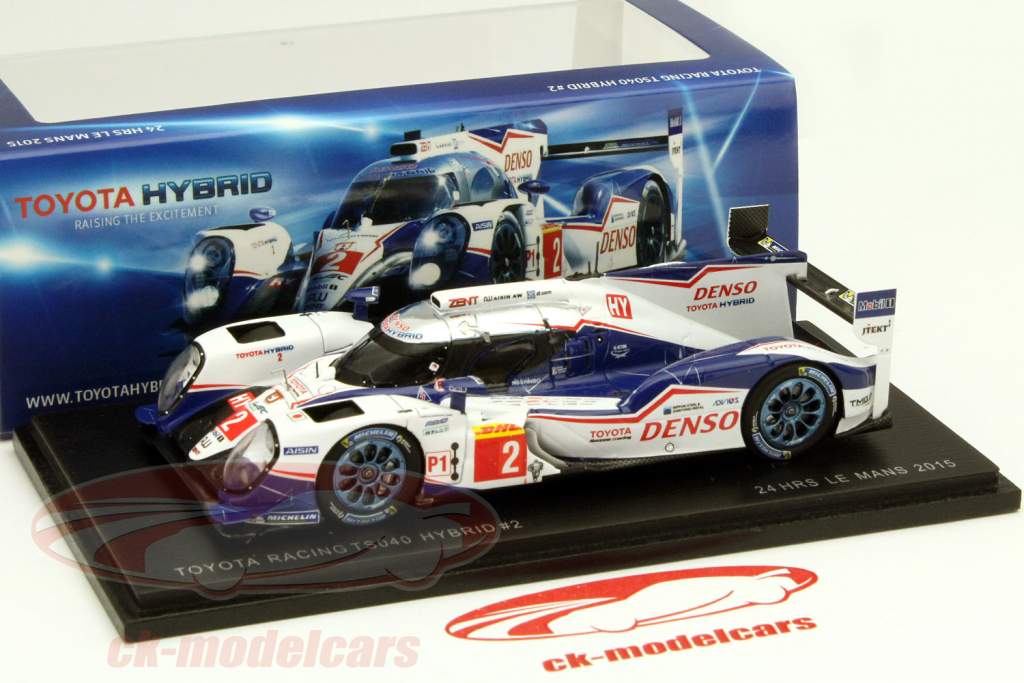 Spark 1/43 TOYOTA HYBRID TS040 ♯7 Spark 1:43 Toyota TS040 Hybrid #2 24h LeMans 2015 Toyota