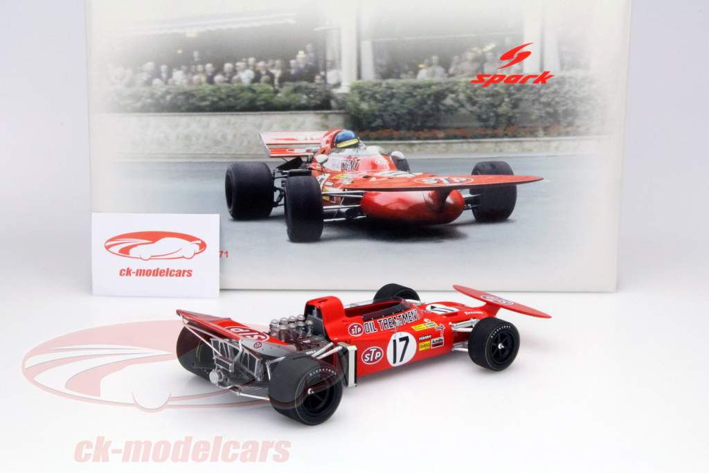 超希少 SPARK マーチ711 1971モナコ R・ピーターソン 1/18