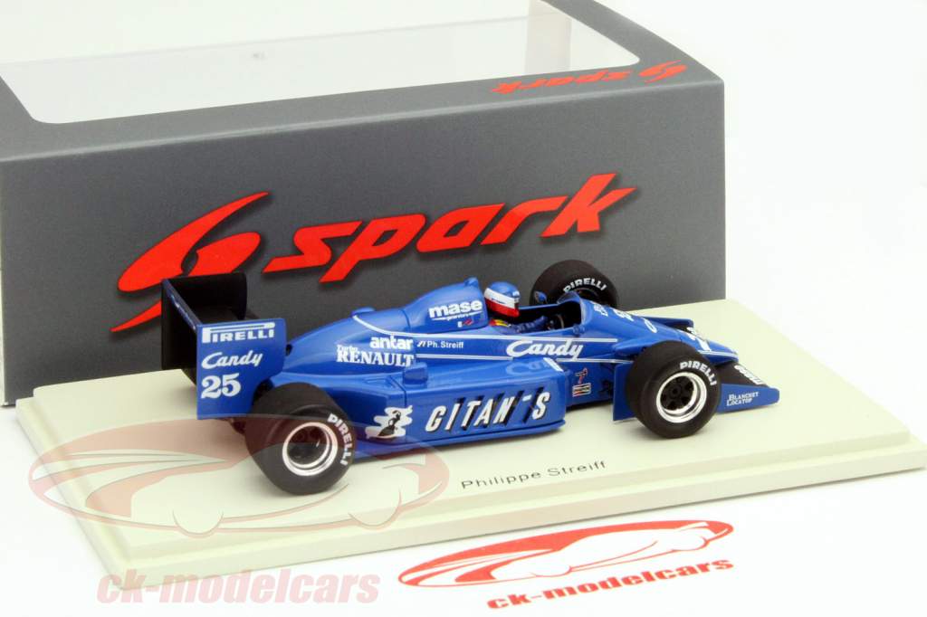 Philippe Streiff Ligier JS25 #25 3rd Australien GP Formel 1 1985 1:43 Spark