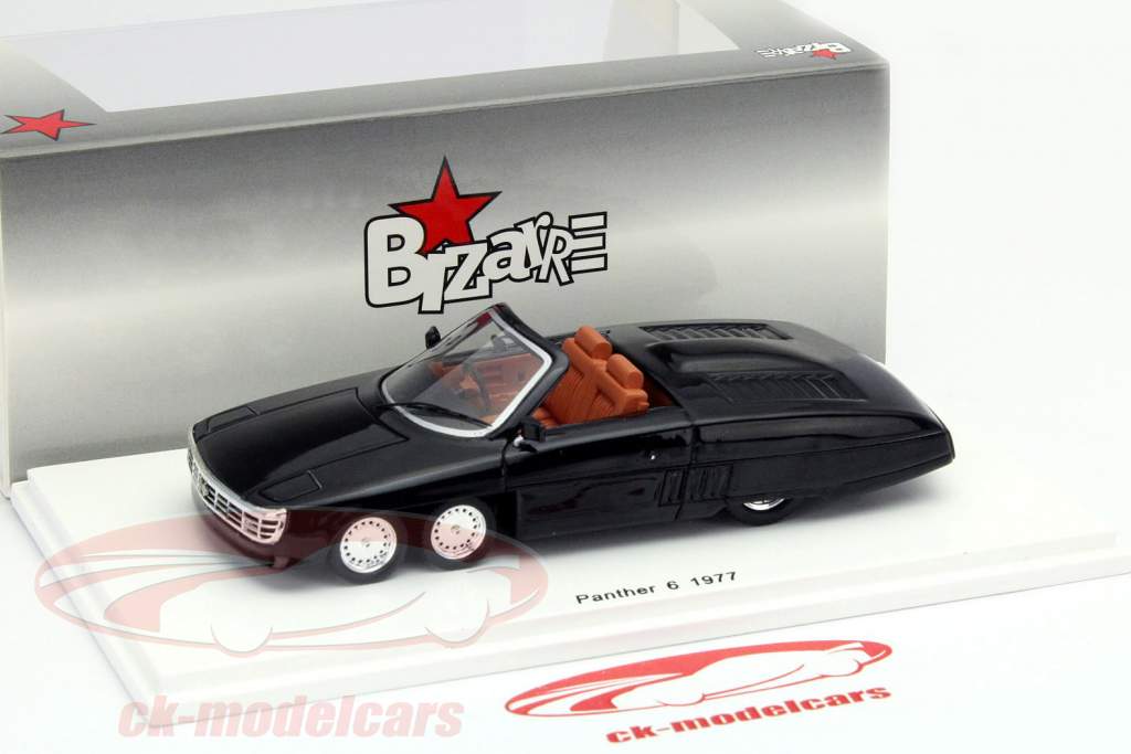 Panther 6 Jaar 1977 zwart 1:43 Spark Bizarre