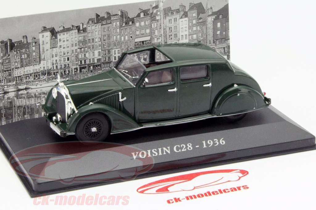 Voisin C28 Baujahr 1936 dunkelgrün 1:43 Altaya