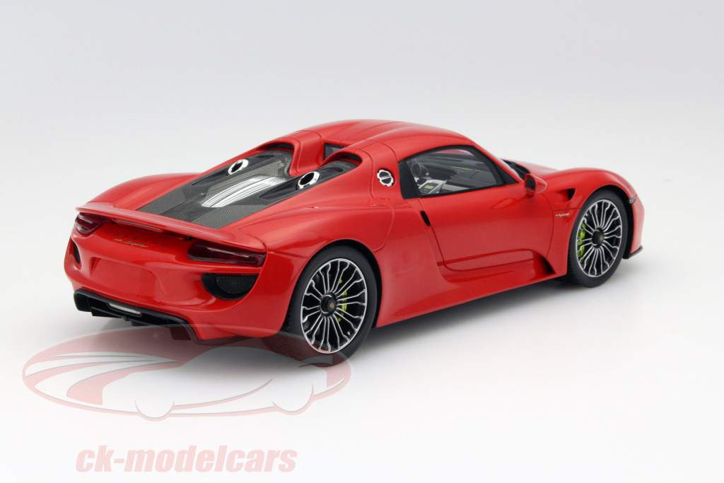 保时捷 918 Spyder 红色 1:18 Spark