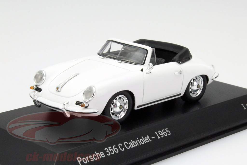 Porsche 356 C Cabriolet Год 1965 белый 1:43 Spark