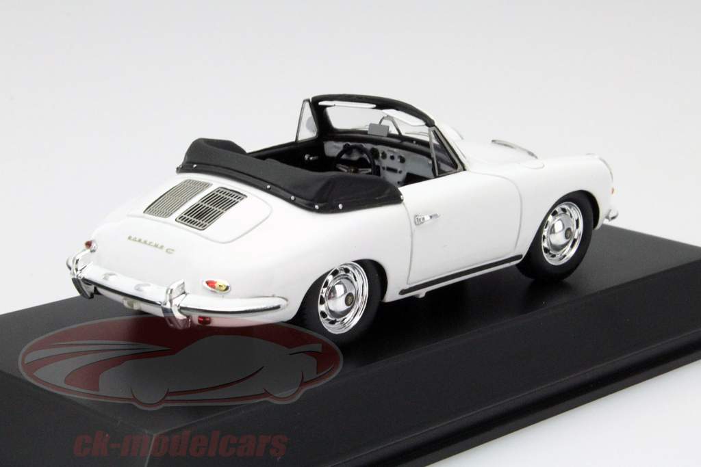 Porsche 356 C Cabriolet Год 1965 белый 1:43 Spark