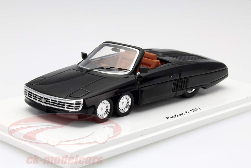 Panther 6 Jaar 1977 zwart 1:43 Spark Bizarre