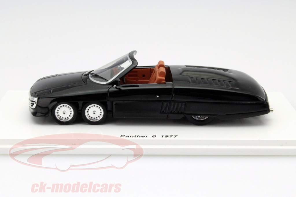 Panther 6 Jaar 1977 zwart 1:43 Spark Bizarre