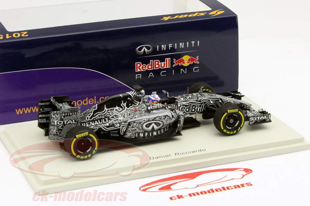 Daniel Ricciardo Red Bull RB11 Test Car Formule 1 2015 1:43 Spark