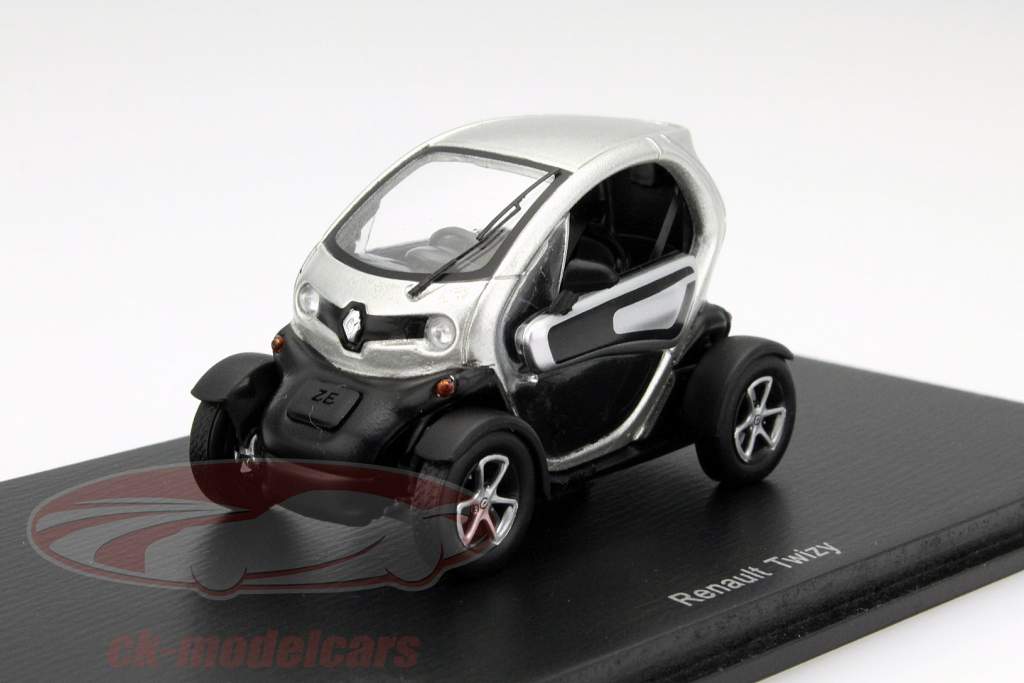 Renault Twizy silber / schwarz 1:43 Spark