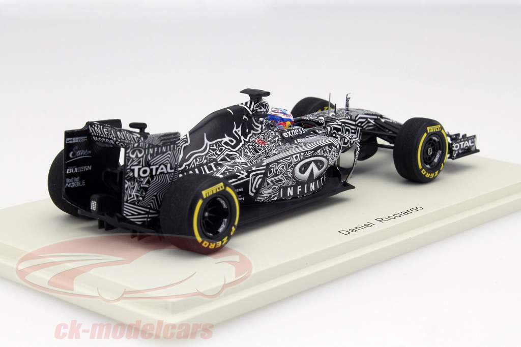 Daniel Ricciardo Red Bull RB11 Test Car Formule 1 2015 1:43 Spark