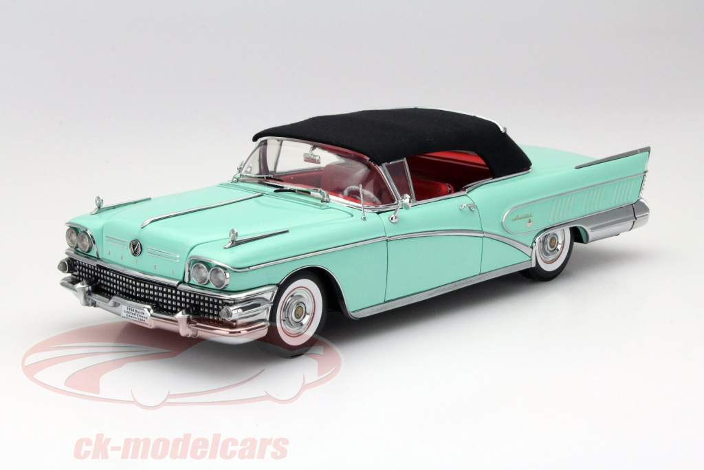 Buick Limited Closed Convertible Baujahr 1958 grün 1:18 SunStar