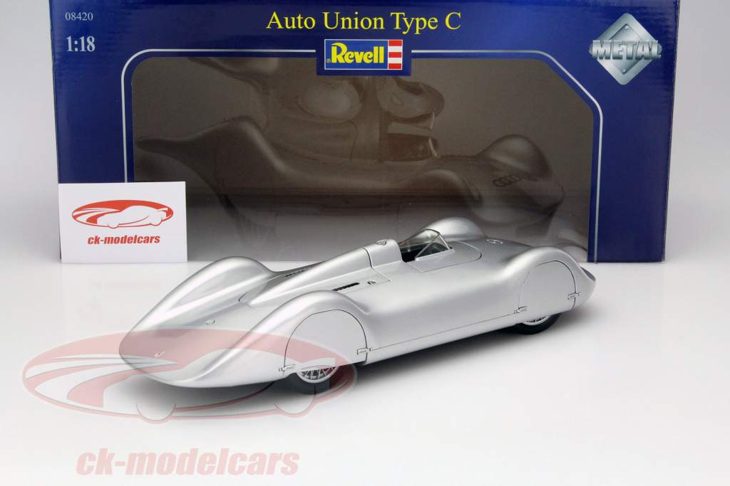 Auto Union Type C World Record Car silber 1:18 Revell
