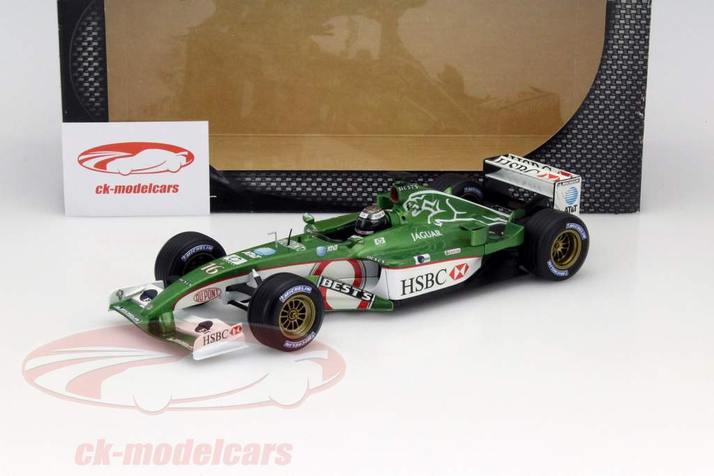HotWheels 1:18 Eddie Irvine Jaguar R3 #16 Fórmula 1 2002