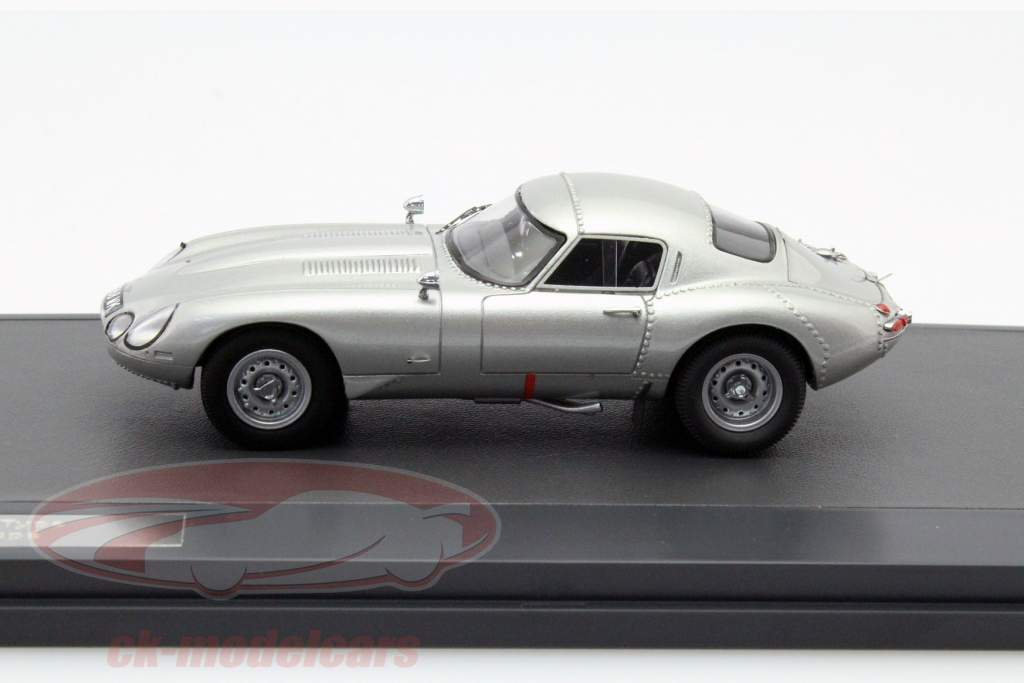 Jaguar E-Type Low Drag Coupe Anno 1963 argento 1:43 Matrix