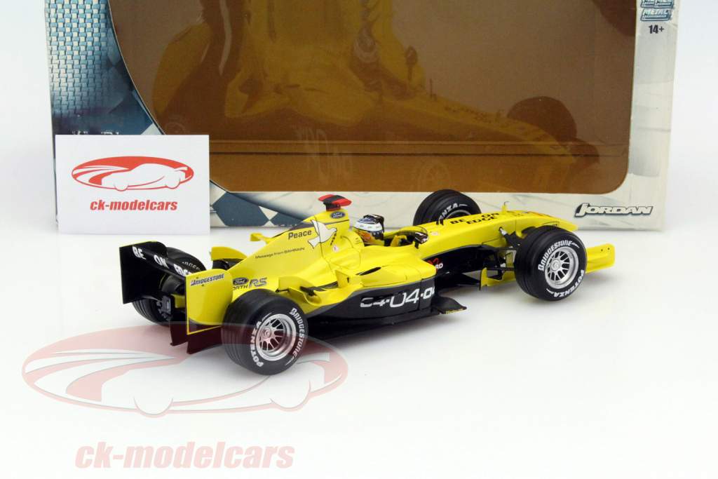 Nick Heidfeld Jordan EJ14  Formula 1 2004 1:18 HotWheels