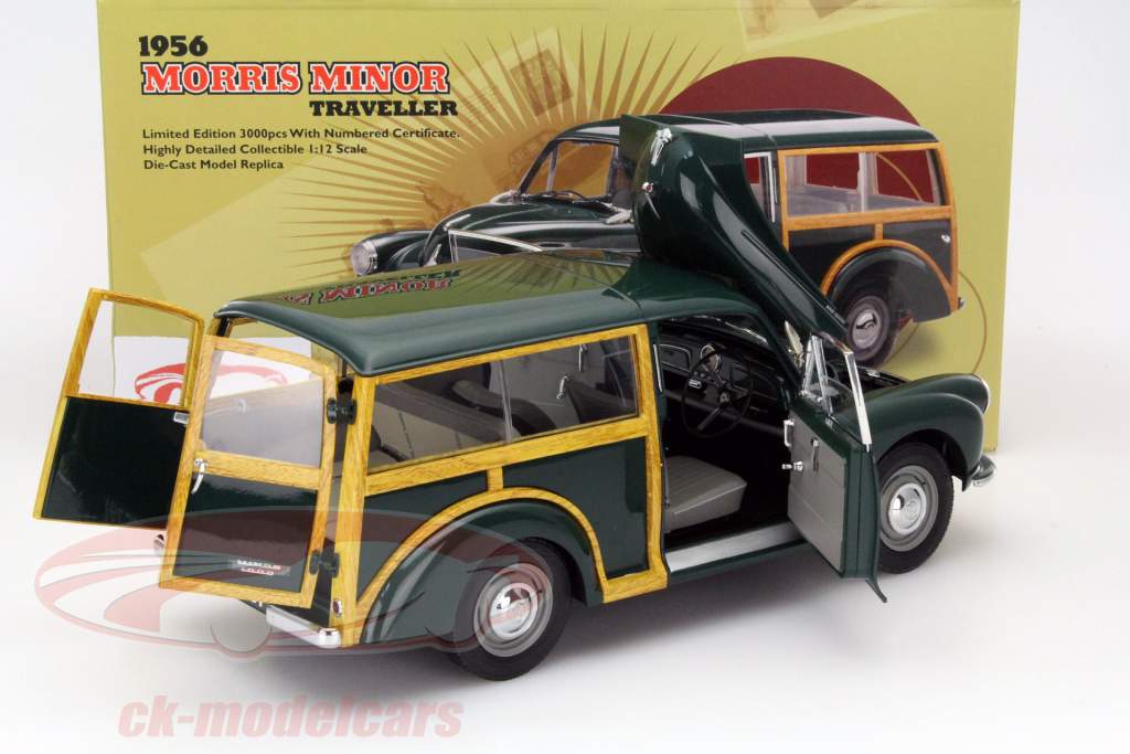 Morris Minor Traveller Baujahr 1956 dunkelgrün 1:12 SunStar