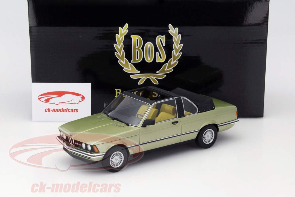 BMW 323i (E21) Baur Baujahr 1979 hellgrün metallic 1:18 BoS-Models