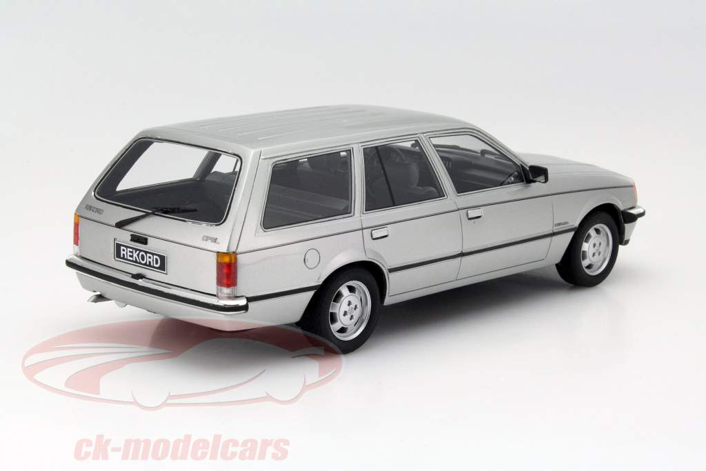 Opel Rekord E Caravan Baujahr 1981 silber 1:18 BoS-Models