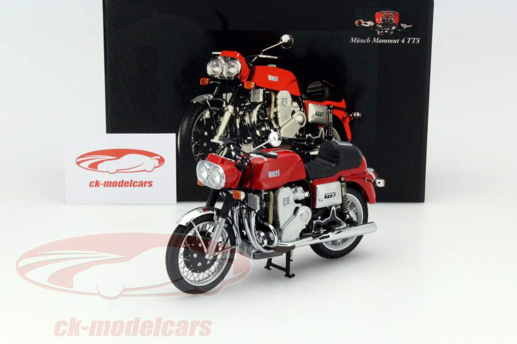 Münch Mammut 4 TTS Baujahr 1966 rot 1:12 Minichamps