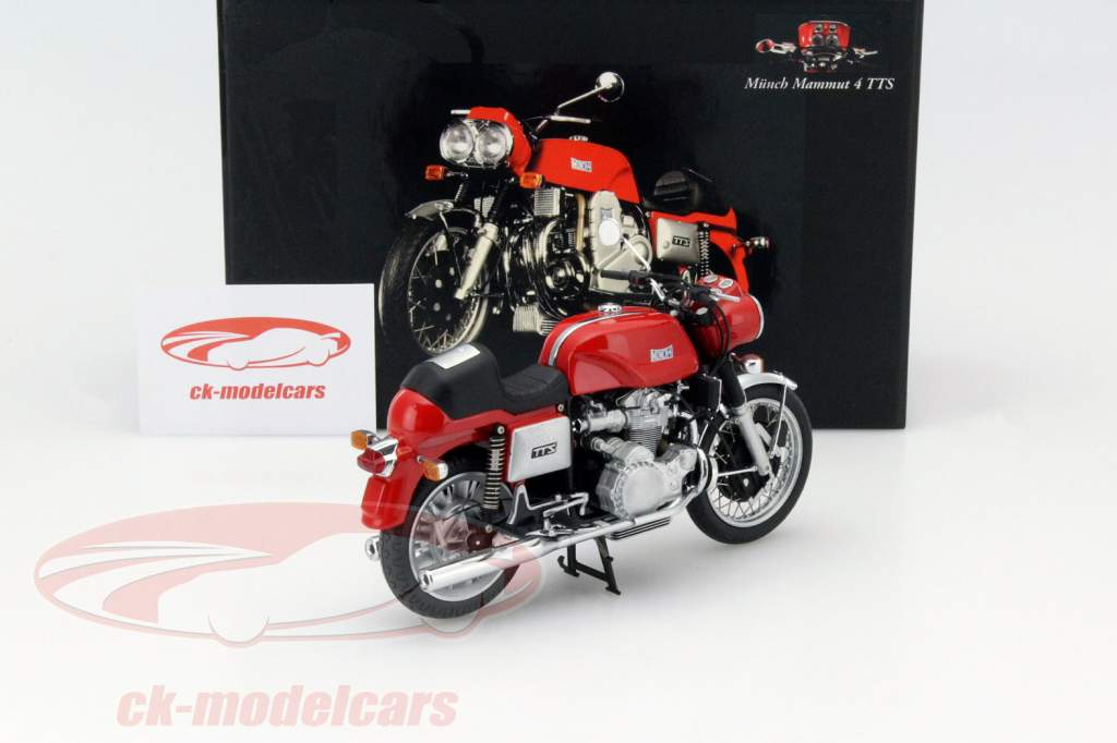 Münch Mammut 4 TTS Baujahr 1966 rot 1:12 Minichamps