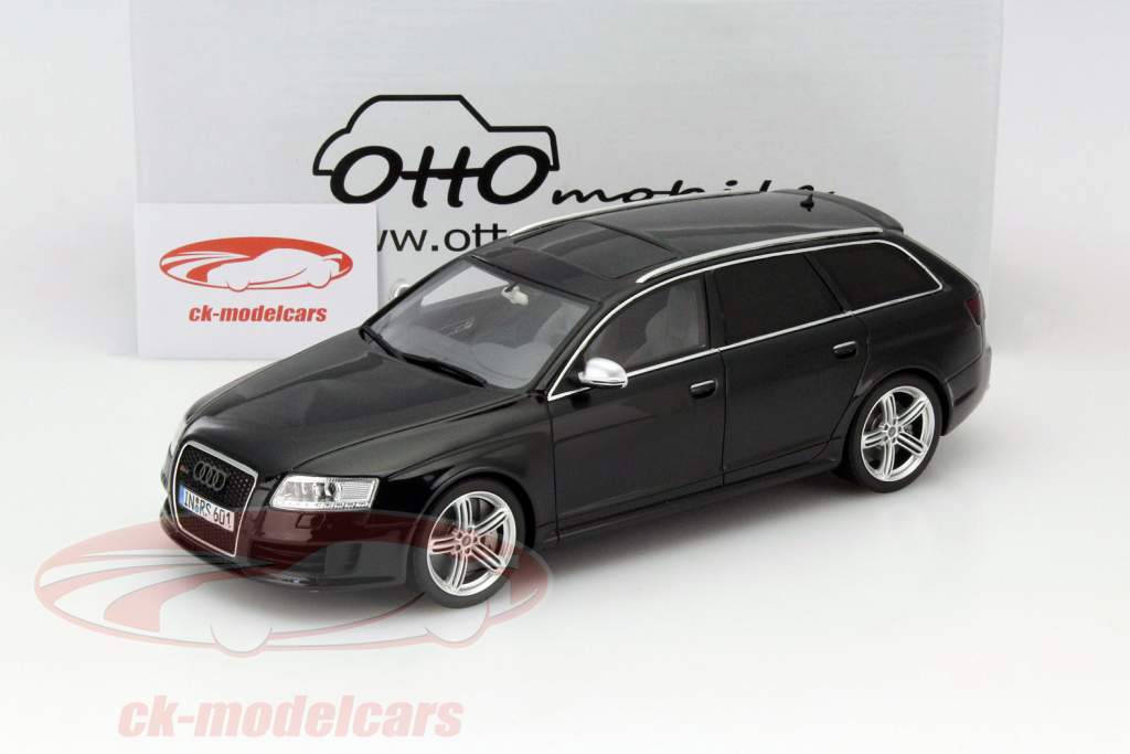 Audi RS6 (C6) Avant Plus Baujahr 2008 schwarz 1:18 OttOmobile