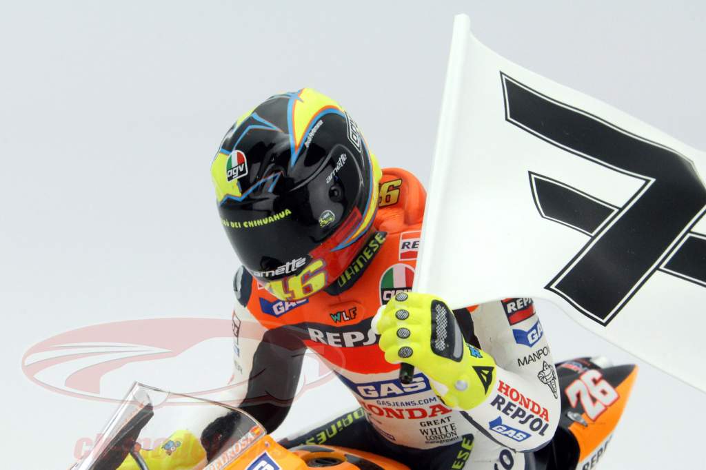 Valentino Rossi Figur MotoGP Philip Island 2003 1:12 Minichamps