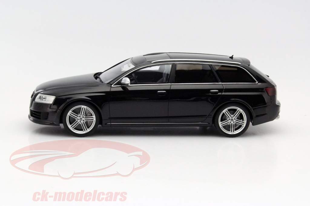 Audi RS6 (C6) Avant Plus Baujahr 2008 schwarz 1:18 OttOmobile