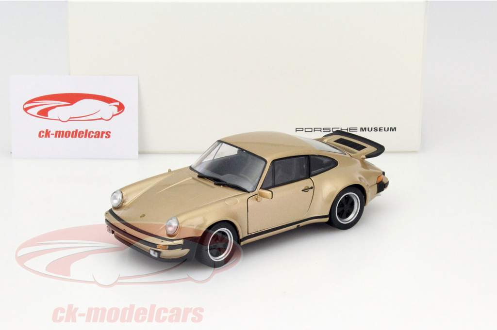 Porsche 911 (930) Turbo Baujahr 1975 gold 1:24 Welly