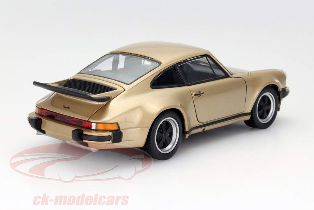 Porsche 911 (930) Turbo Baujahr 1975 gold 1:24 Welly