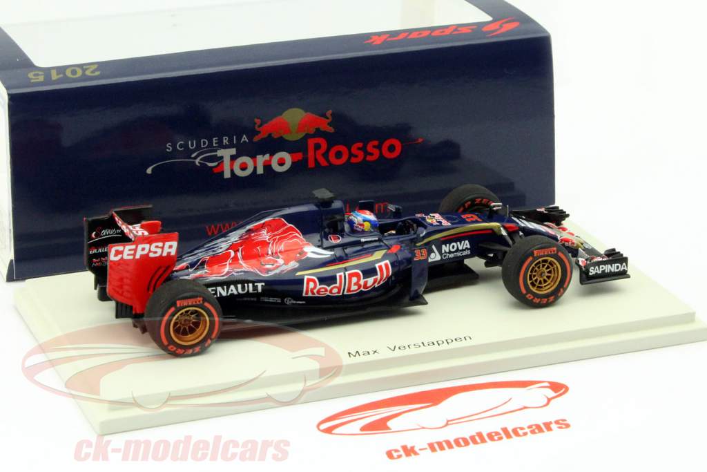 车手:马克斯·维斯塔潘~红牛二队STR10 #33 马来西亚 F1 大奖赛 2015年 1:43 Spark