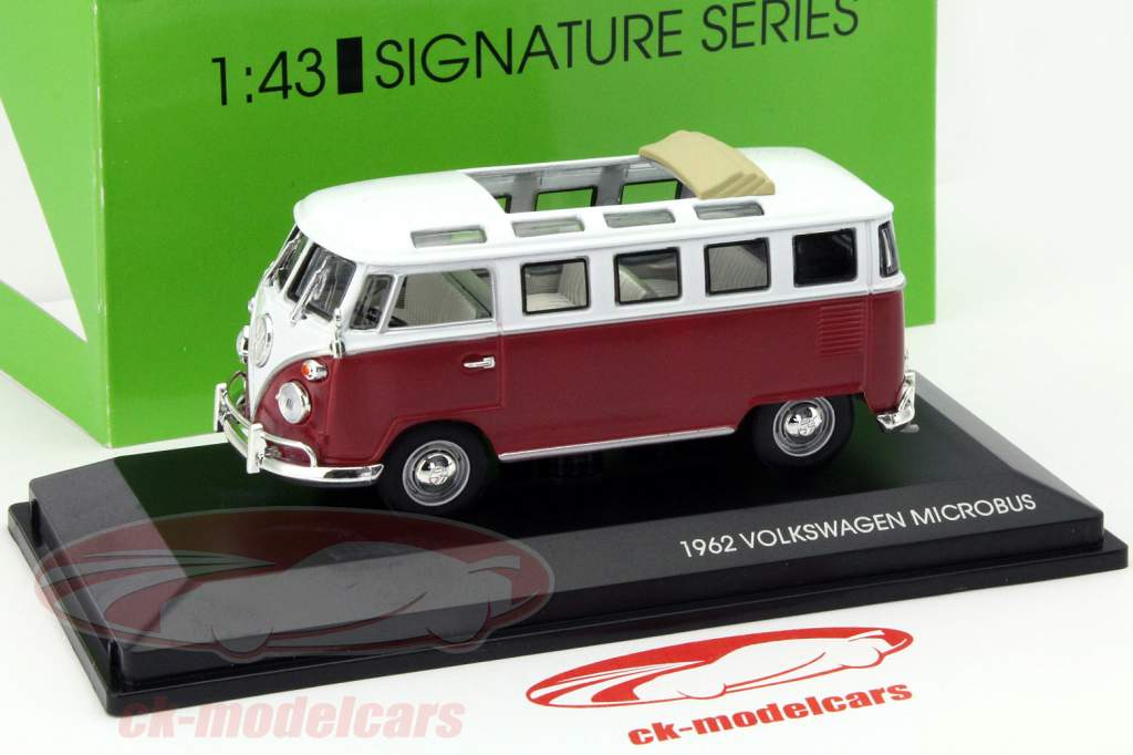 Lucky DieCast 1:43 Volkswagen VW Microbus Year 1962 red