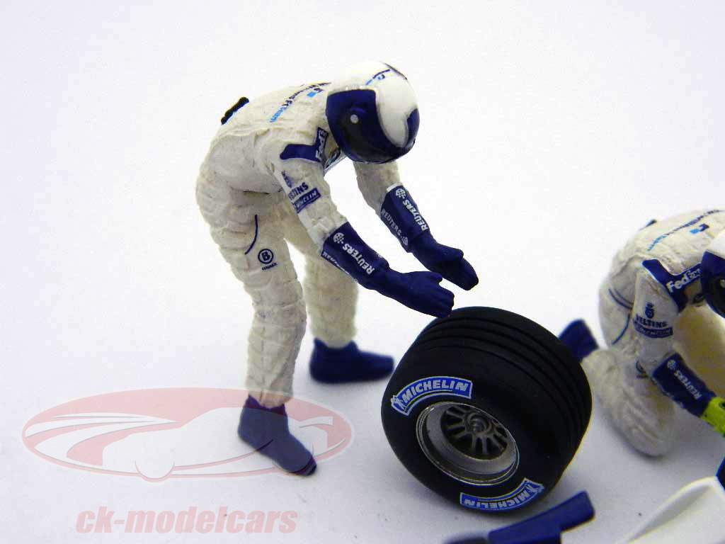 BMW Williams Формулы-1 команда шин Изменить набор 2 / Pit Stop Набор 1:43 Minichamps