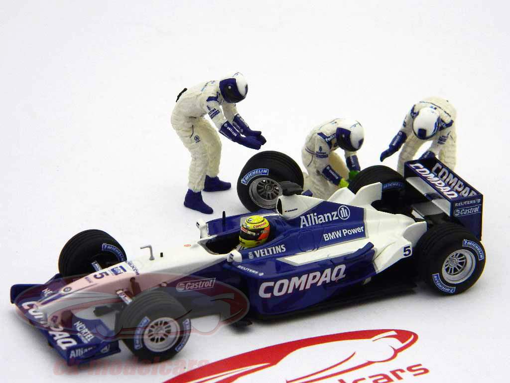 BMW Williams Формулы-1 команда шин Изменить набор 2 / Pit Stop Набор 1:43 Minichamps