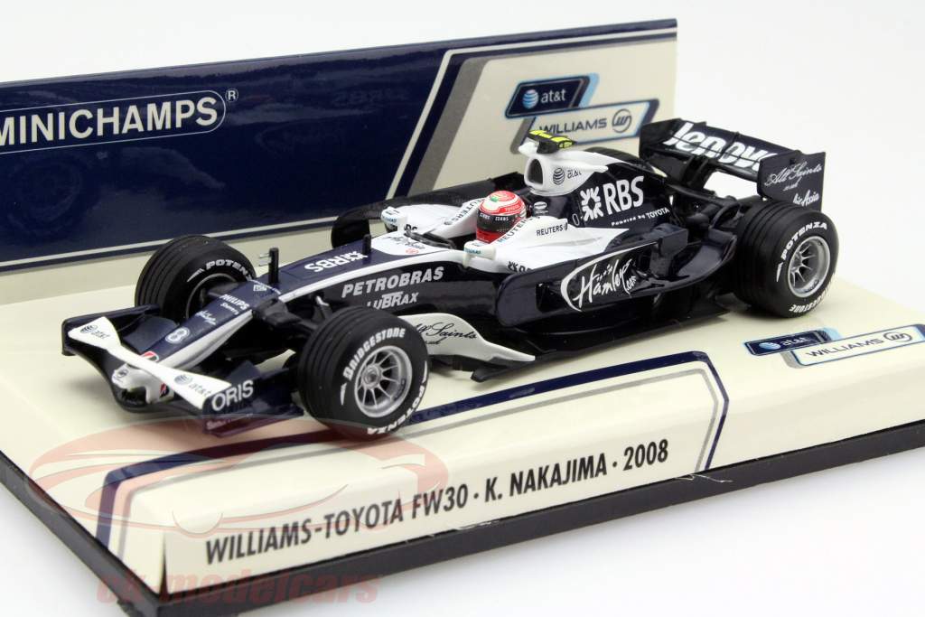 1/43 ウィリアムズ FW40 F1 マッサ Minichamps 1:43 K. Nakajima Williams FW30 #8 Formula 1 2008