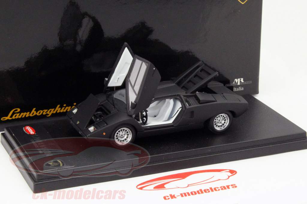 Lamborghini Countach LP400 negro 1:43 Kyosho